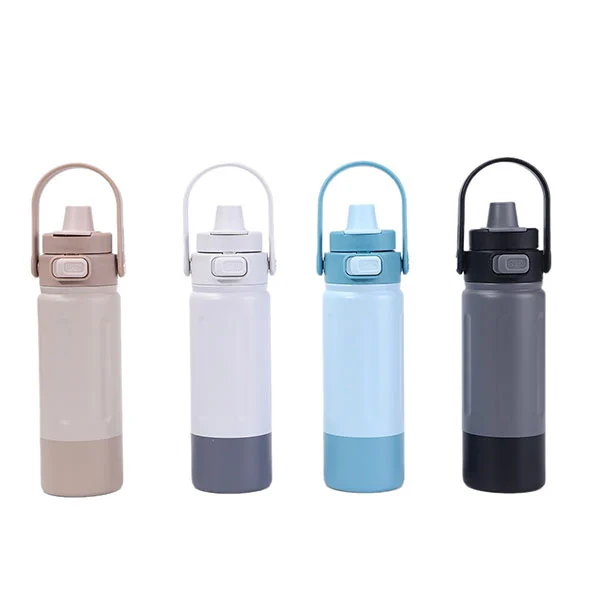 ハンドル付きステンレススポーツボトル